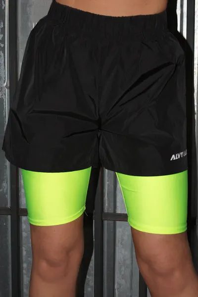 Soccer Logo Shorts Black