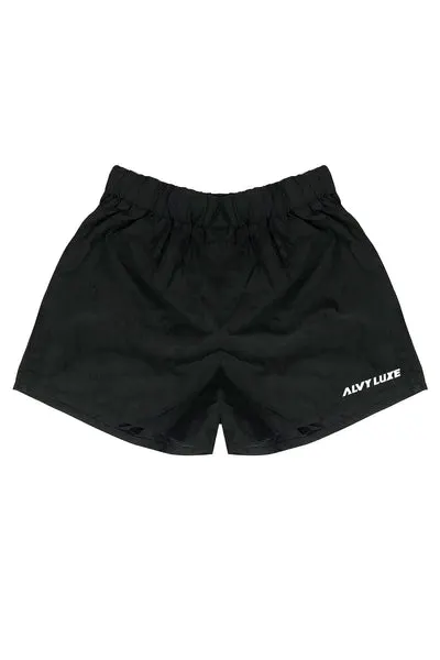 Soccer Logo Shorts Black