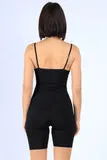 Spaghetti Strap Logo Bodysuit