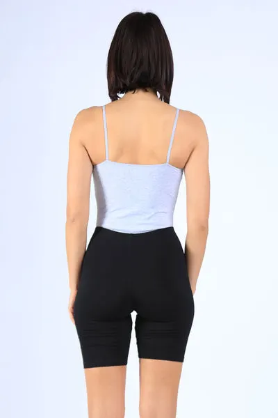 Spaghetti Strap Logo Bodysuit