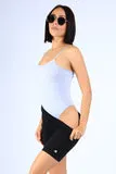 Spaghetti Strap Logo Bodysuit