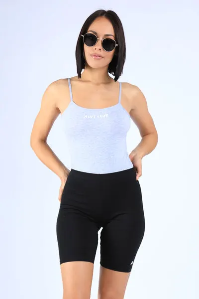Spaghetti Strap Logo Bodysuit