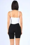 Spaghetti Strap Logo Bodysuit