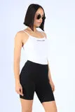 Spaghetti Strap Logo Bodysuit
