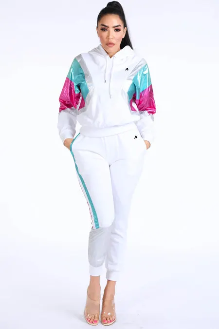 lizzy Navy Windbreaker Set