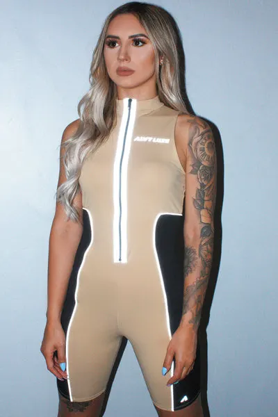 Venus Nude Romper - Alvy Luxe