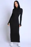 Terry Hooded Maxi Dress