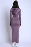 Terry Hooded Maxi Dress