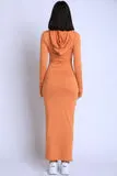 Terry Hooded Maxi Dress