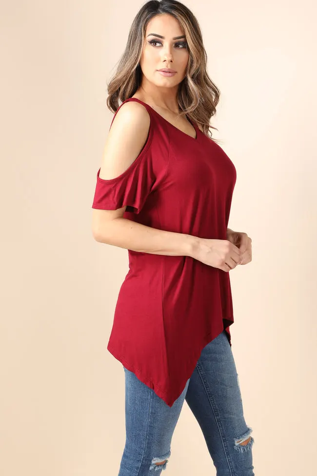 Chill basic Burgundy shirt