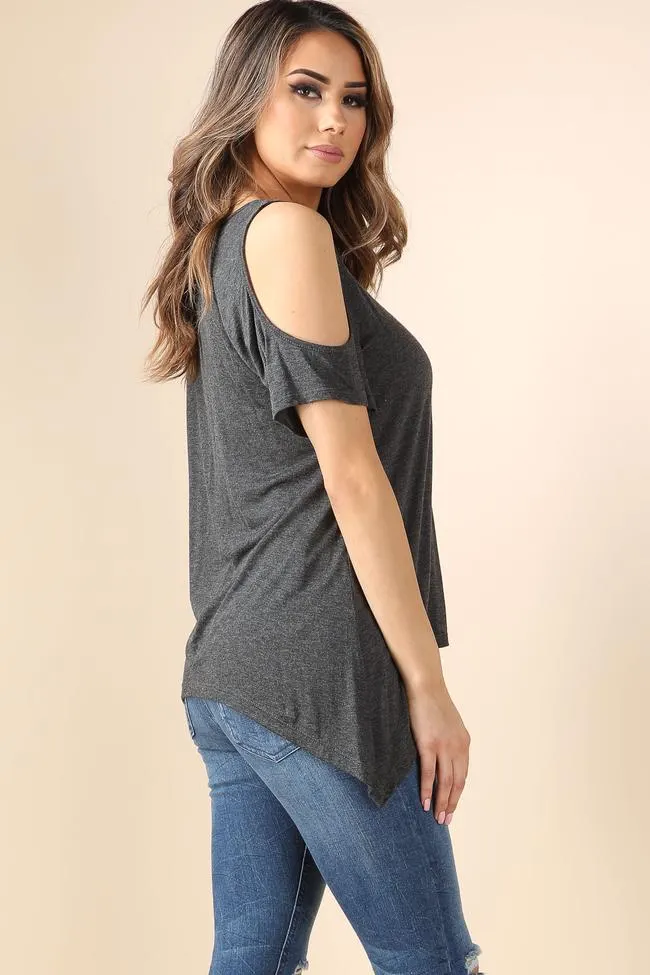 Chill basic Charcoal Grey shirt