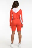 Max orange hooded romper - Alvy Luxe